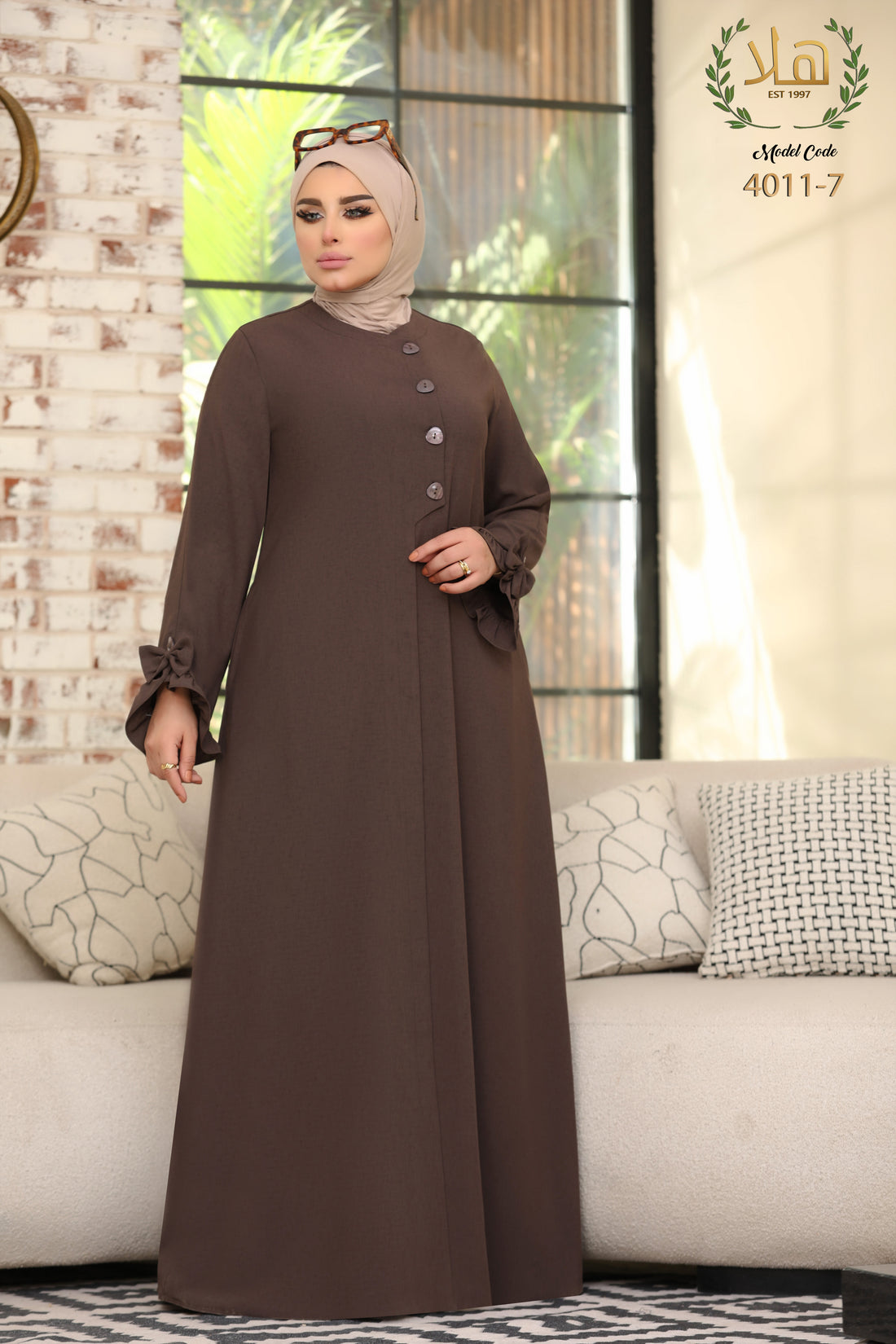 عباية تنسيل فيونكة كافيه