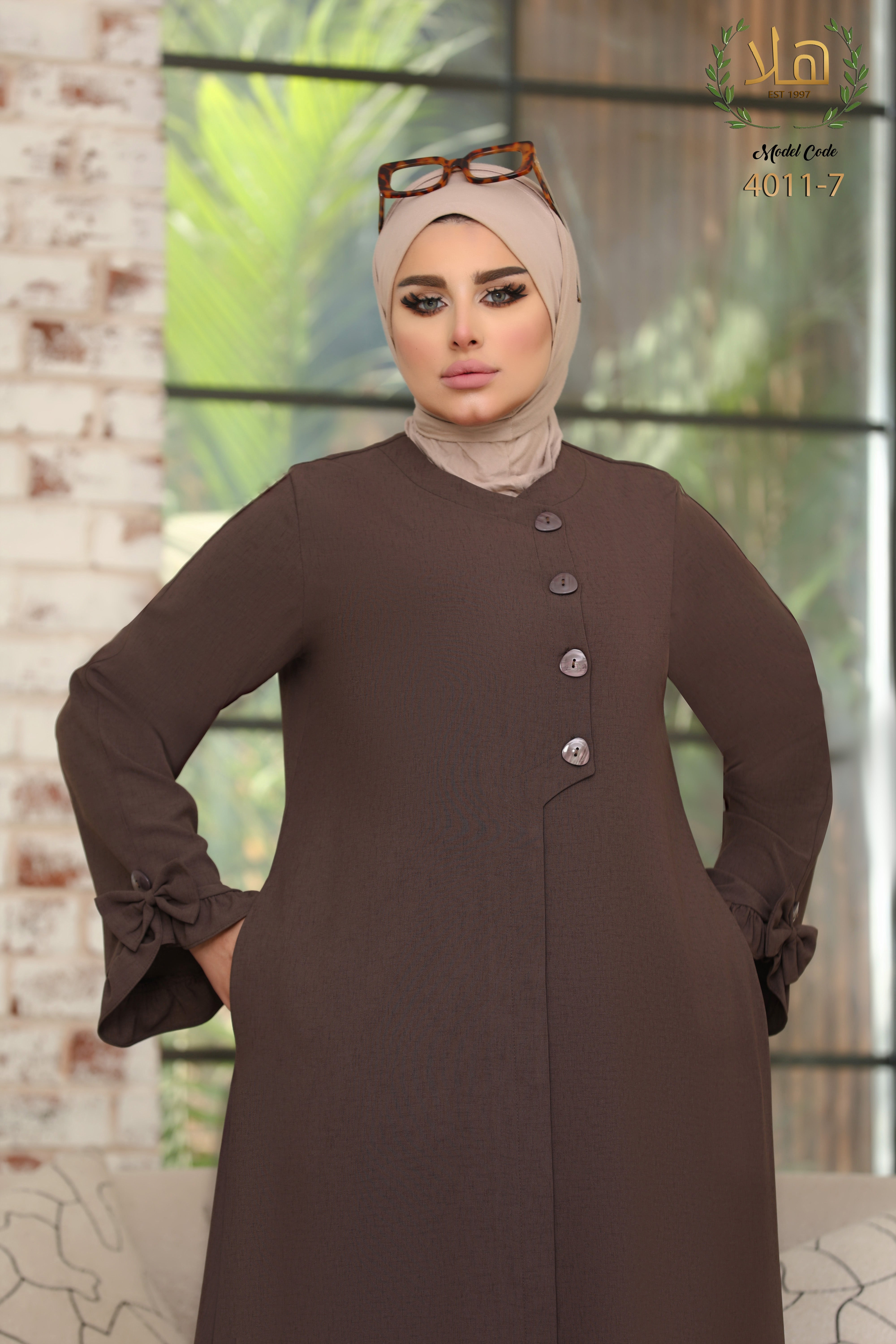 عباية تنسيل فيونكة كافيه