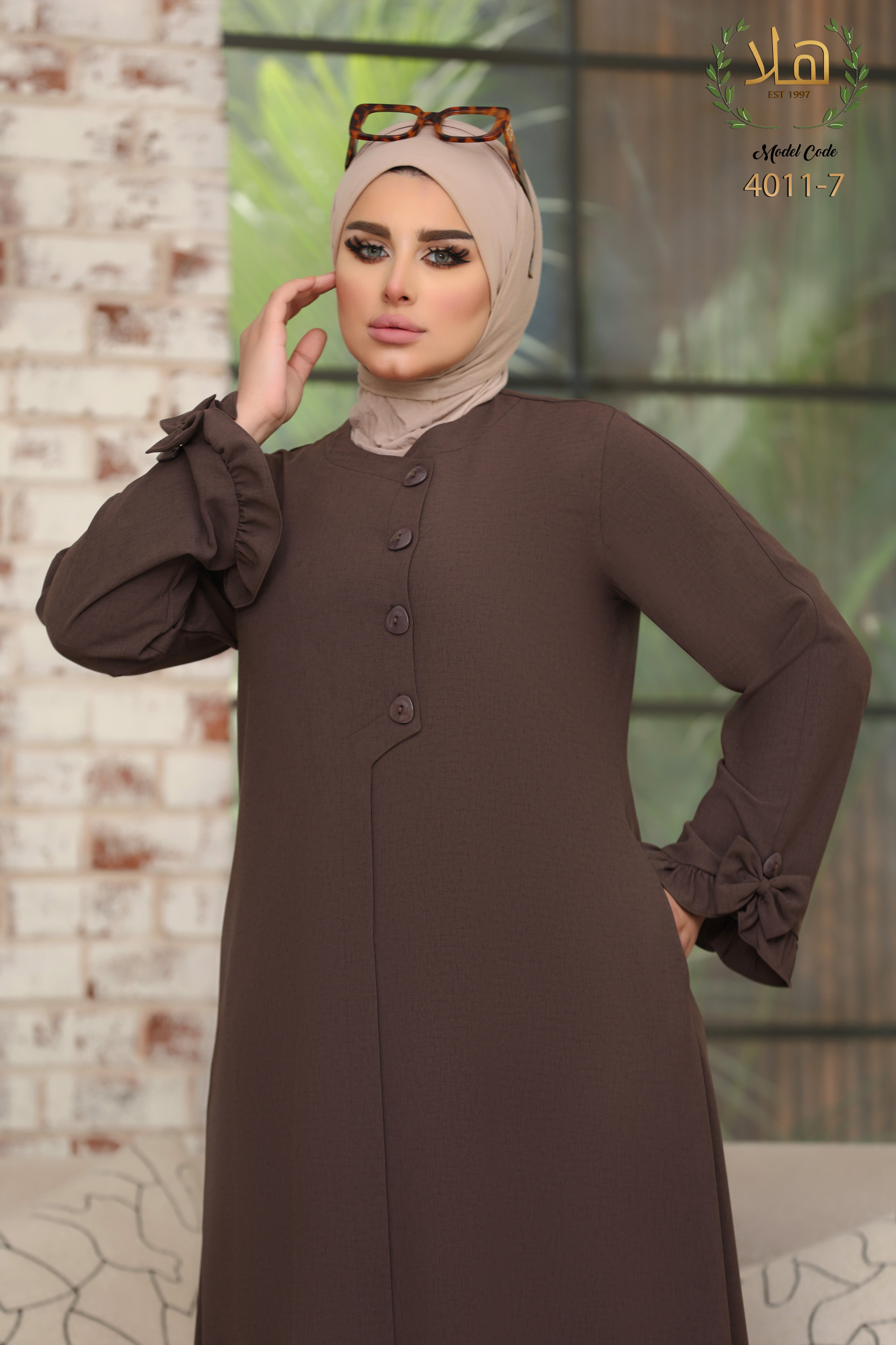 عباية تنسيل فيونكة كافيه