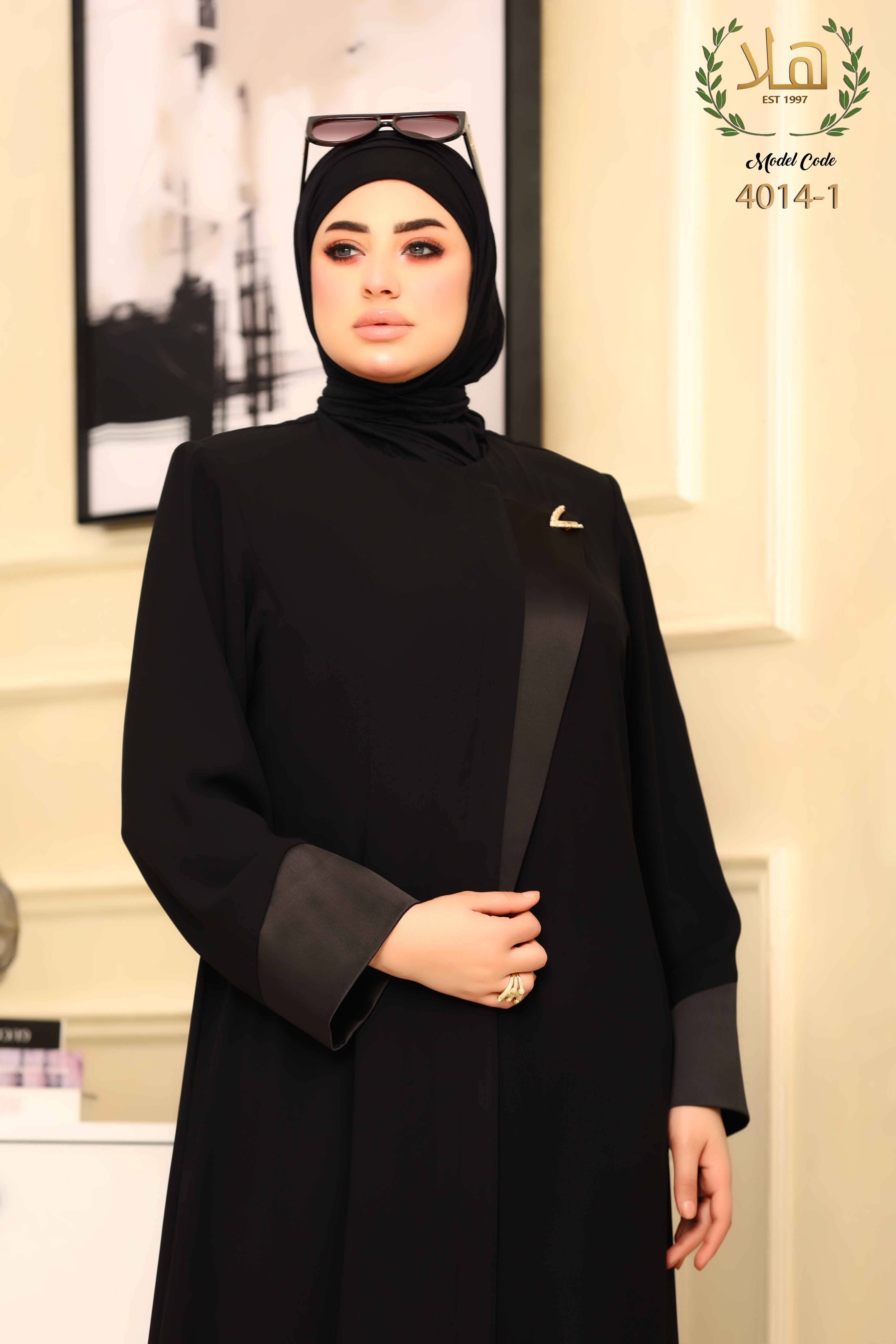 عباية سهم ستان اسود