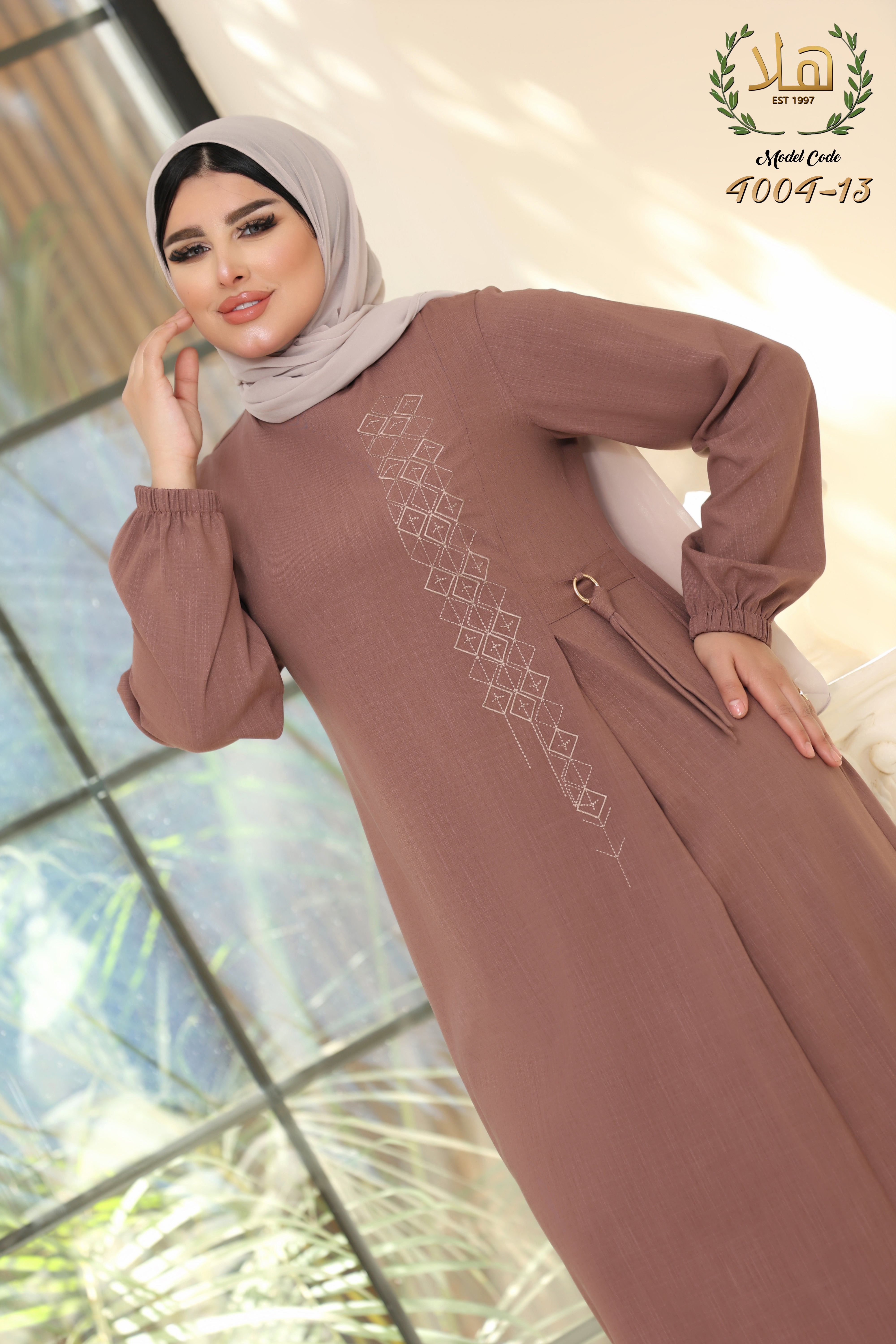 عباية تطريز توكه كشمير